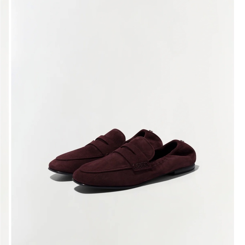 Simkhai Cocoa Suede Loafers - Picture 5 of 10